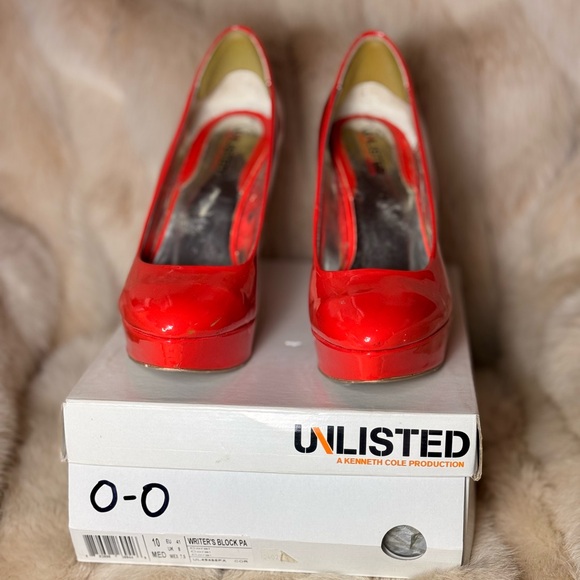 Unlisted Bold Coral Women's Heels - Picture 2 of 5
